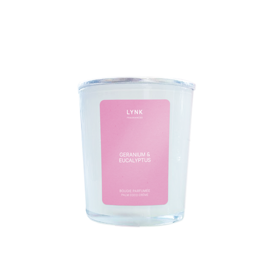 Geranium & Eucalyptus Scented Candle