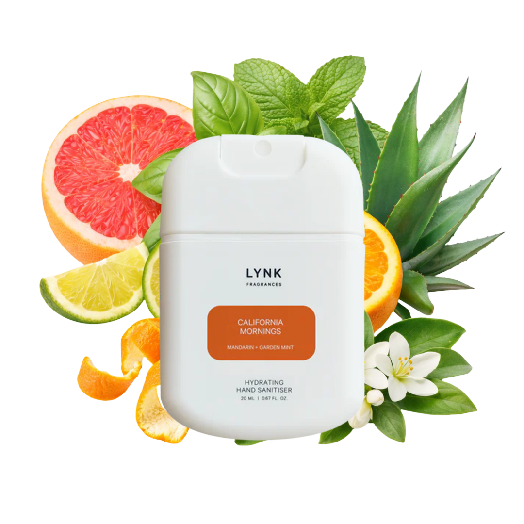 California Mornings (Mandarin + Garden Mint) Hand Sanitiser