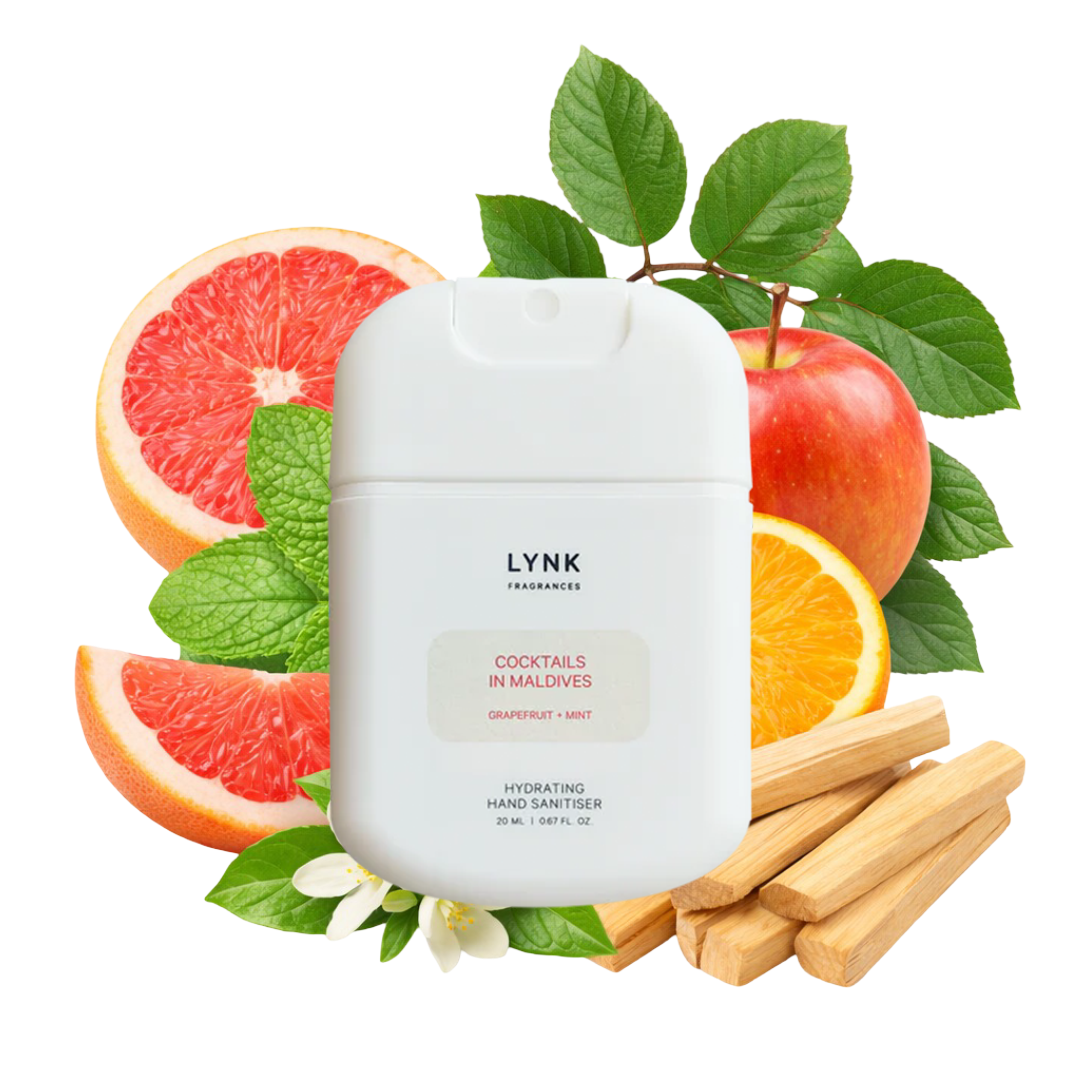 Cocktails in Maldives (Grapefruit + Mint) Hand Sanitiser