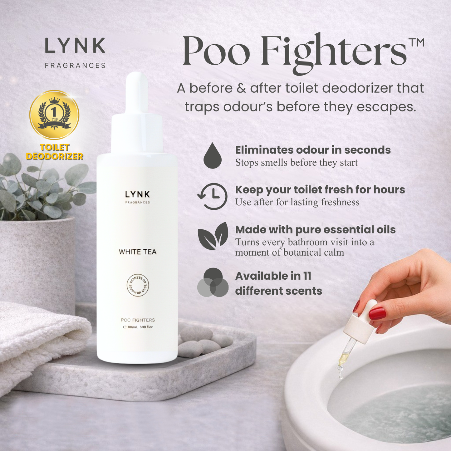 Poo Fighters™ — 3 x Botanical Deodorizer Bundle