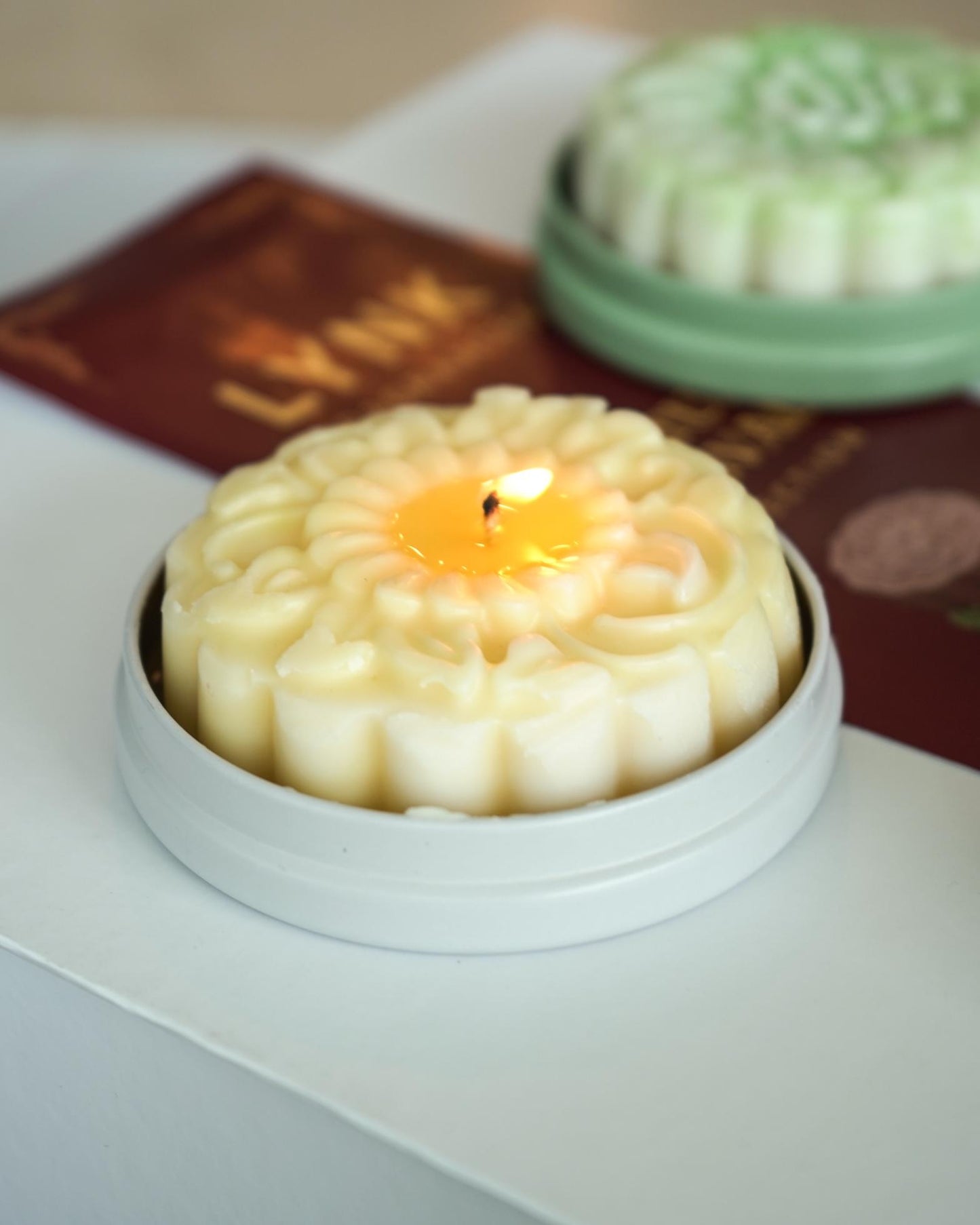 🌕 Mooncake Candle Gift Box