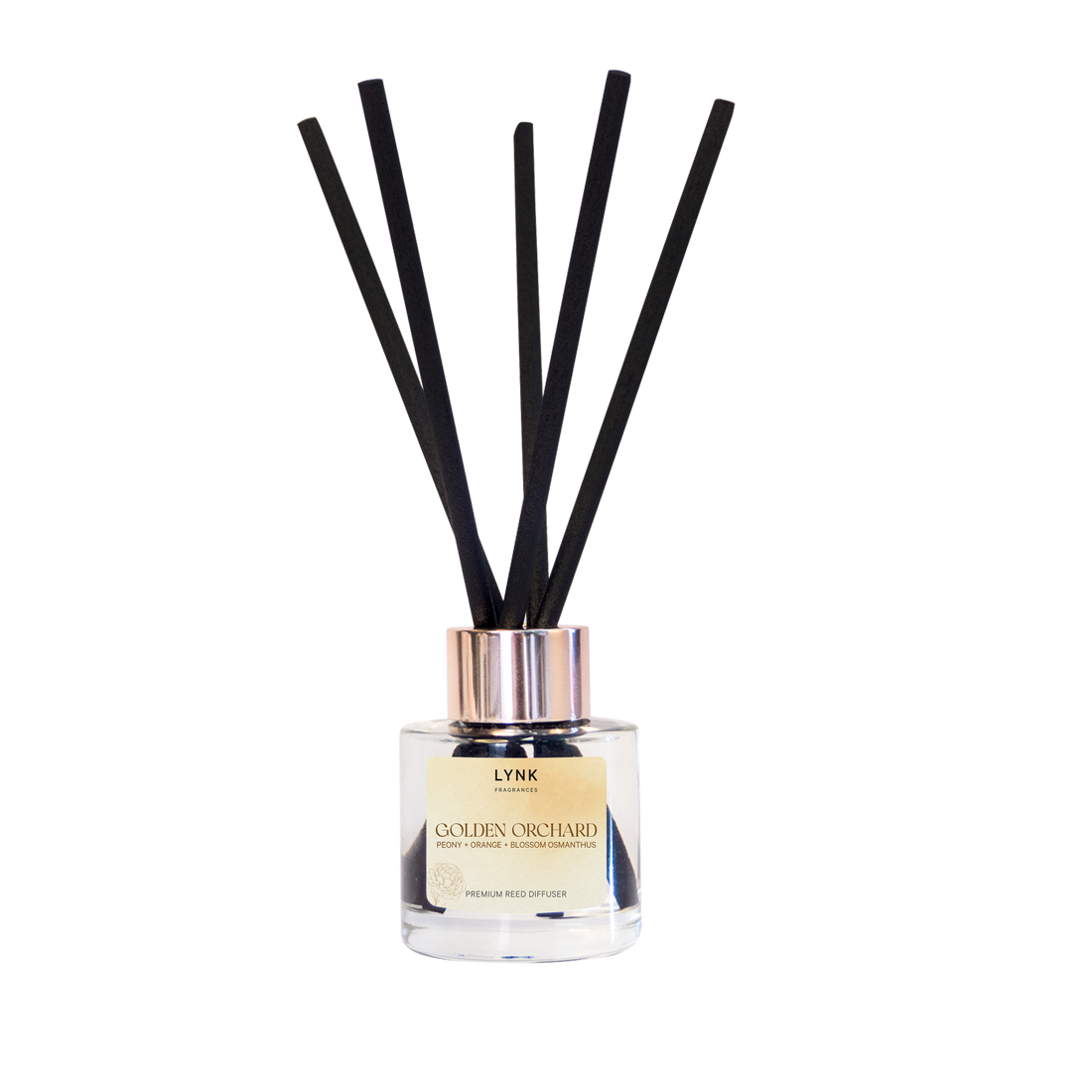 Opero Reed Diffuser Golden Orchard (Peony, Orange Blossom, Osmanthus Reed…