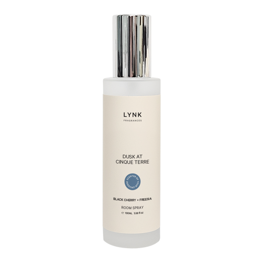 Dusk at Cinque Terre (Black Cherry + Freesia) Room Spray