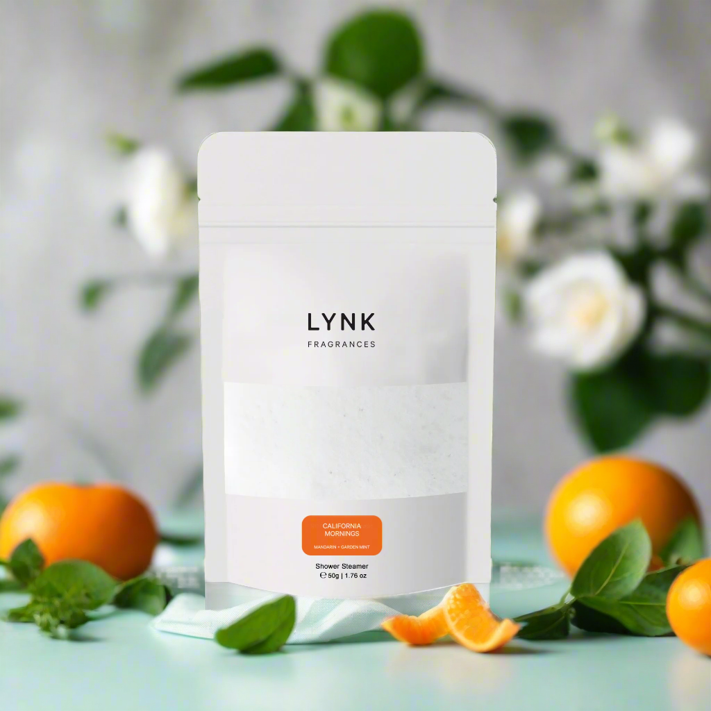California Mornings (Mandarin + Garden Mint) Shower Steamer