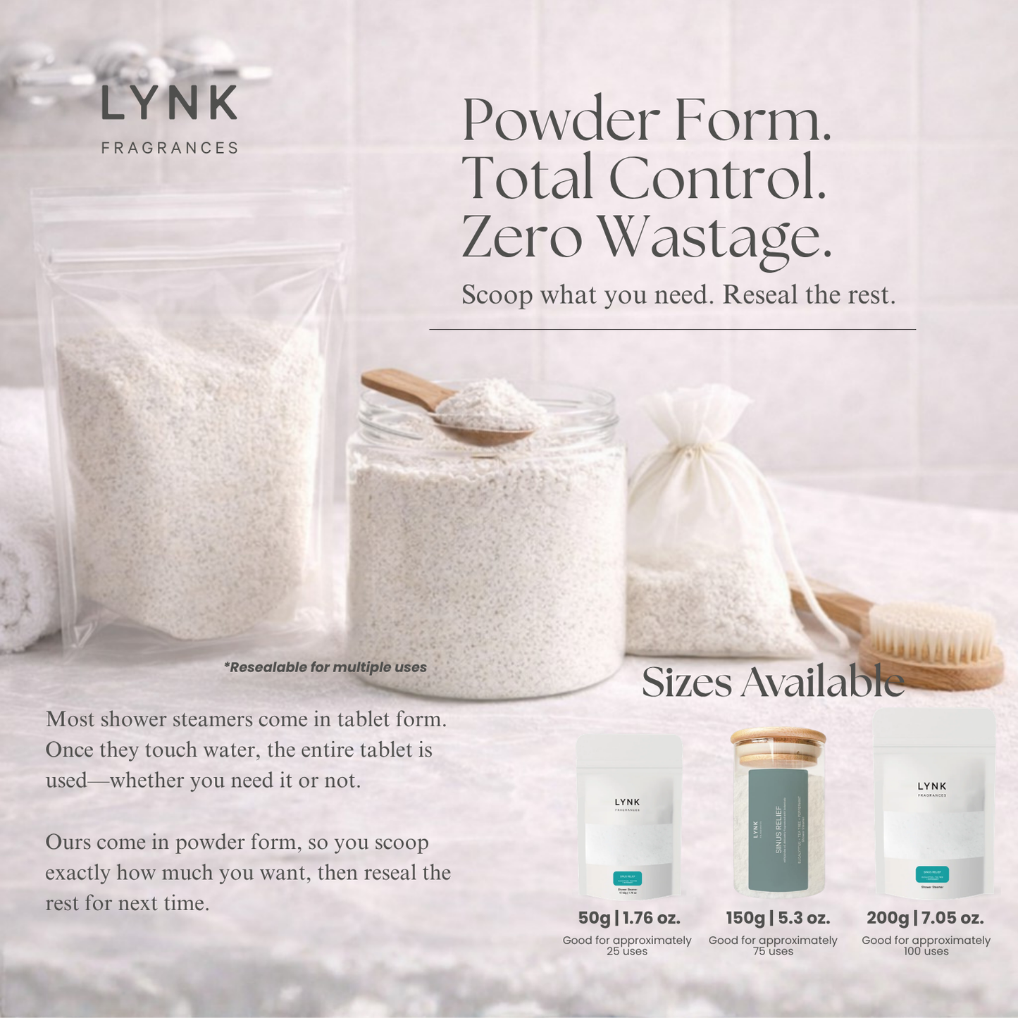 Shower Steamers