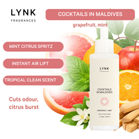 Cocktails in Maldives (Grapefruit + Mint)